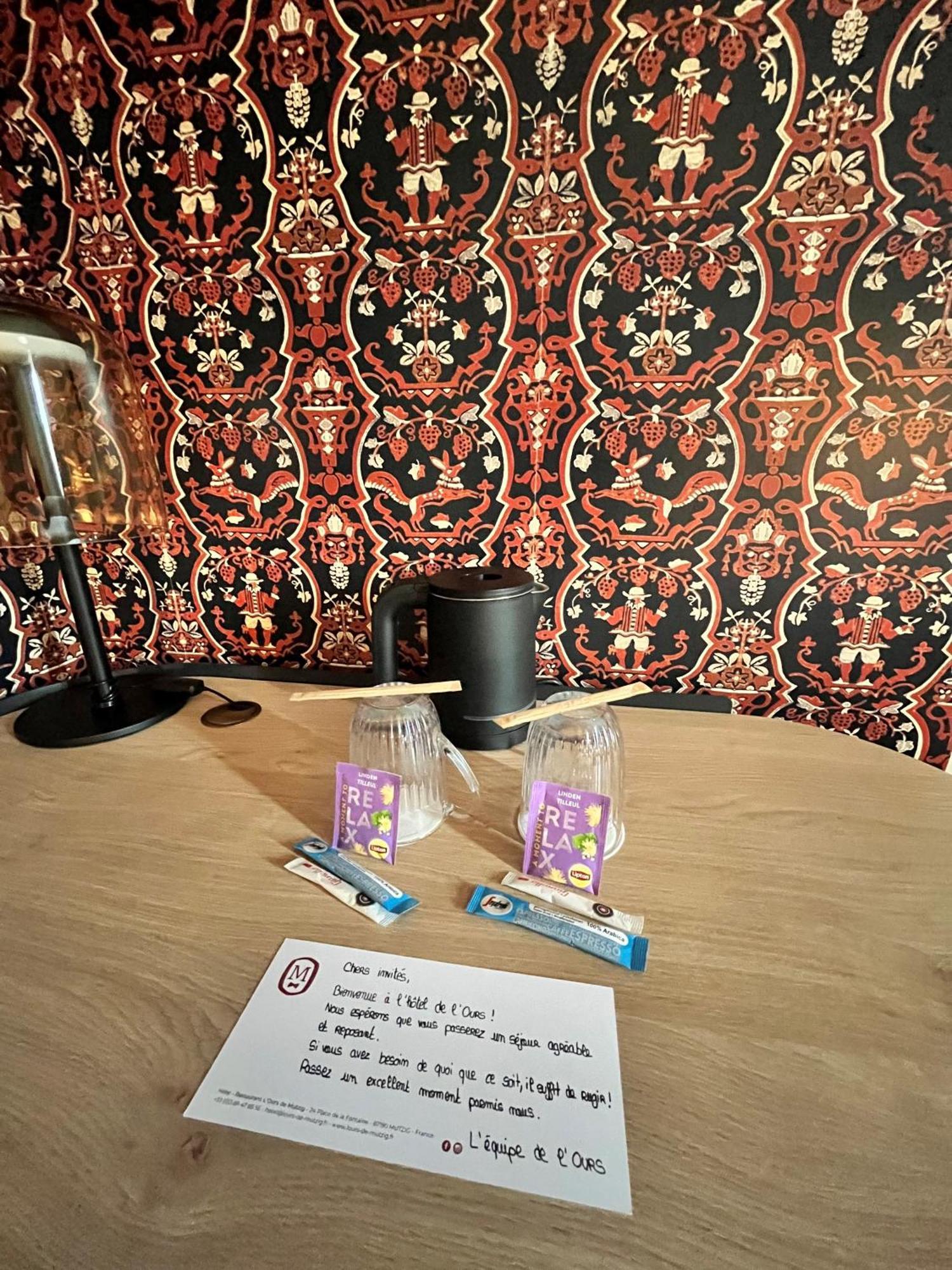 Hotel L'Ours De Mutzig Bagian luar foto